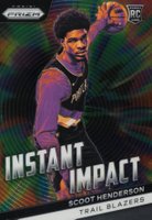 2023 Panini Prizm Instant Impact #9 Scoot Henderson Basketball Card