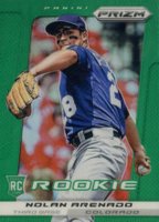 2013 Panini Prizm #220 Nolan Arenado Green Prizm Baseball Card