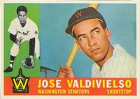 1960 Topps #527 Jose Valdivielso Baseball Card