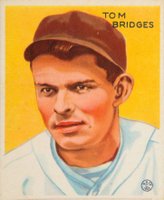 1933 Goudey #199 Tom Bridges Baseball Card