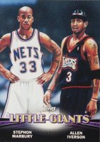 2000 Topps Combos 1 #TC2 Allen Iverson/Stephon Maybury Little Giants Basketball Card