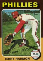 1975 Topps Mini #399 Terry Harmon Baseball Card