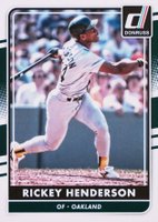 2016 Panini Donruss #184 Rickey Henderson Baseball Card
