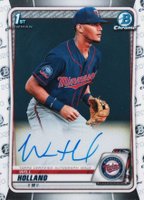 2020 Bowman Chrome Prospect Autographs #CPAWH Will Holland Baseball Card