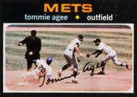 1971 Topps #310 Tommie Agee Baseball Card