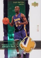 2003 Upper Deck Exquisite Collection #16-P Gary Payton Patch Basketball Card