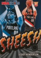 2023 Panini Hoops Premium Stock Sheesh #23 Scoot Henderson Basketball Card