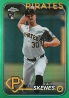 2024 Topps Chrome Update #USC88 Paul Skenes Green Refractor Baseball Card