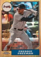 2022 Topps Chrome 1987 Topps Baseball #87BC11 Freddie Freeman Baseball Card