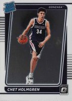 2022 Panini Chronicles Draft Picks Donruss Optic Rated Rookie #1 Chet Holmgren Basketball Card