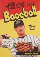 2022 Topps Heritage Minor League 1973 Topps Pack Cover #17 Anthony Volpe Baseball Card