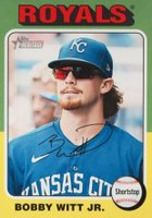 2024 Topps Heritage #404 Bobby Witt Jr. Baseball Card