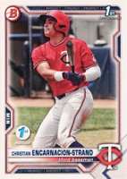 2021 Bowman Draft 1st Edition #BD9 Christian Encarnacion-Strand Baseball Card