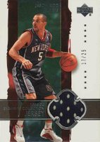 2003 Upper Deck Exquisite Collection #23-J Jason Kidd Jersey Basketball Card