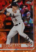2019 Topps Chrome Sapphire Edition #700 Alex Bregman Orange Refractor Baseball Card
