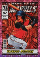 2023 Panini Donruss Marvels #M3 Jackson Holliday Pink Fireworks Baseball Card