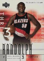 2001 Upper Deck Flight Team #113 Zach Randolph Rookie Air-Team 3 Basketball Card