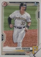 2021 Bowman Draft #BD48 Henry Davis Baseball Card