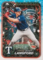 2024 Topps Holiday #H113 Wyatt Langford Baseball Card