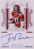 2022 Panini Flawless All-Pro Ink #APJR Jerry Rice Silver Football Card