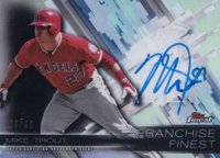 2016 Finest Franchise Finest Autographs #MT Mike Trout Baseball Card