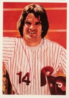 1986 Topps Pete Rose Set #40 Pete Rose Big Adjustment Baseball Card