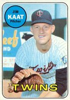 1969 Topps #290 Jim Kaat Baseball Card