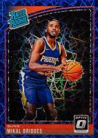 2018 Panini Donruss Optic #200 Mikal Bridges Blue Velocity Basketball Card