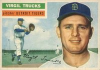 1956 Topps #117 Virgil Trucks Gray Back Baseball Card