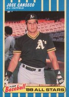 1988 Fleer Baseball All-Stars #5 Jose Canseco Baseball Card