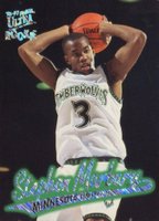 1996 Ultra #P66 Stephon Marbury Platinum Medallion Basketball Card