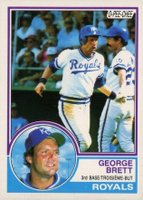 1983 O-Pee-Chee #3 George Brett Baseball Card