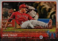 2015 Topps #510 Mike Trout Mini Baseball Card