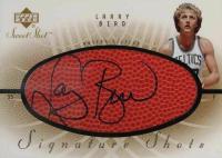 2002 Upper Deck Sweet Shot Signature Shots #LB Larry Bird Basketball Card