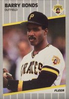 1989 Fleer #202 Barry Bonds Baseball Card
