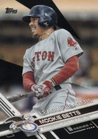 2017 Topps #242 Mookie Betts Black Baseball Card