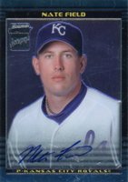 2002 Bowman Chrome #397 Nate Field Autographed Baseball Card