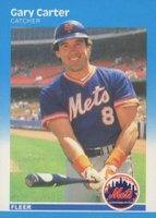1987 Fleer #4 Gary Carter Baseball Card