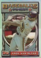1993 Finest #185 Andy Van Slyke Refractor Baseball Card