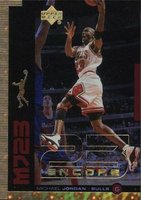 1998 Upper Deck Encore MJ23 #M7 Michael Jordan Gold F/X Basketball Card