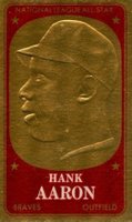 1965 Topps Embossed #59 Hank Aaron Baseball Card