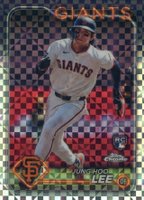 2024 Topps Chrome #201 Jung Hoo Lee X-Fractor Baseball Card