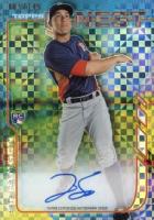 2014 Finest Rookie Autograph #RA-GS George Springer Xfractor Baseball Card