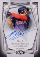 2022 Topps Tier One Next Level Autographs #NLARD Rafael Devers Silver Baseball Card