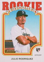 2022 Topps Heritage High Number Rookie Performers #RP4 Julio Rodriguez Baseball Card