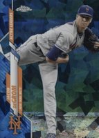 2020 Topps Chrome Update Sapphire Edition #92 Jacob DeGrom Baseball Card