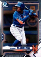 2021 Bowman Draft #BDC52 Ronny Mauricio Chrome Baseball Card
