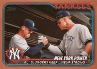 2024 Topps #315 Aaron Judge/Anthony Rizzo Gold Baseball Card