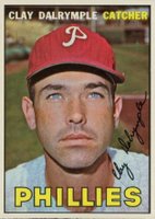 1967 Topps #53 Clay Dalrymple Baseball Card