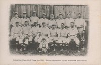 1900 Postcards & Trade # 1906 Columbus Baseball Team Baseball Card